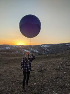 Giant Purple Balloon