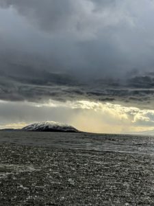 WInter Storm at Utah Lake
